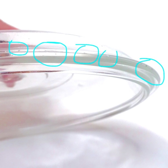 Pyrex round clear glass replacement lid 623-C B-15 8” - Picture 7 of 8